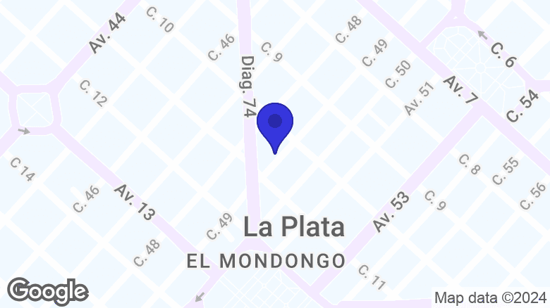 Google map location: La Plata Buenos Aires AR, C. 49 775, B1900 AQE 