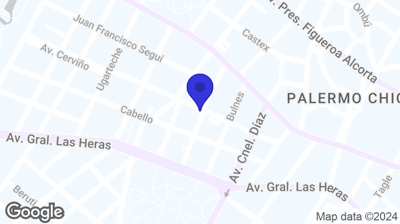 Google map location: Av. Cerviño 3402, C1425AGQ Buenos Aires 