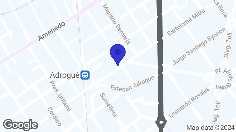 Google map location: Bartolomé Mitre 1171, B1846DTF Adrogué, Provincia de Buenos Aires 