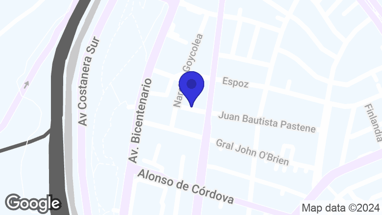 Google map location: Juan Bautista Pastene 3101, 7630265 Vitacura, Región Metropolitana 