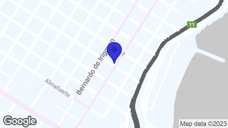 Google map location: Alem 3687 , Mar del plata 