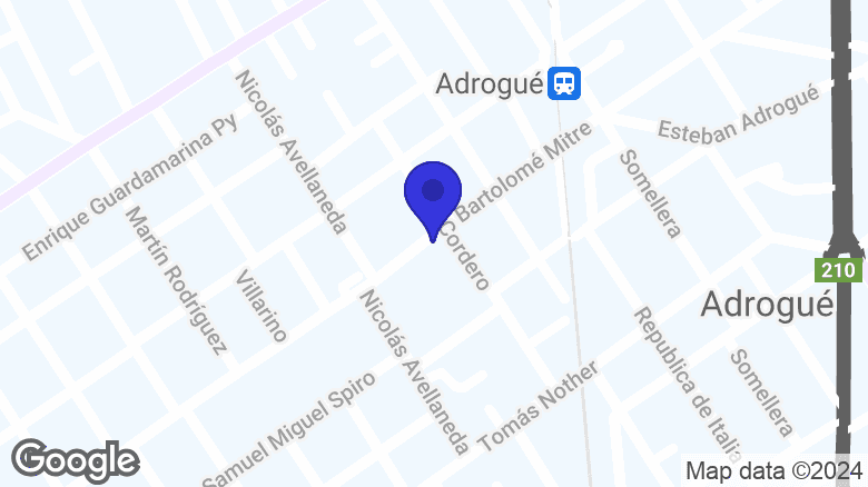 Google map location: Francisco Seguí 694, B1846 Adrogué, Provincia de Buenos Aires 