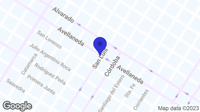 Google map location: Avellaneda 2702, B7602HDD Mar del Plata, Provincia de Buenos Aires 