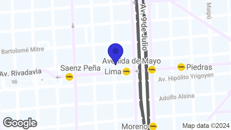 Google map location: Salta 20, C1074 Cdad. Autónoma de Buenos Aires 