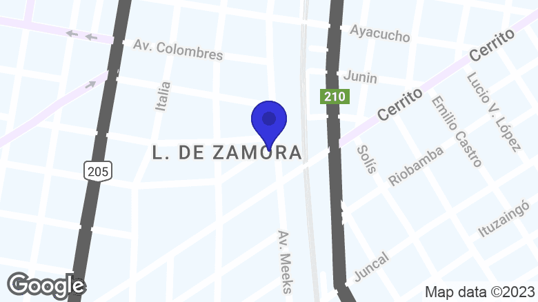 Google map location: Ramon Falcon 118, B1832JIB Lomas de Zamora, Provincia de Buenos Aires 