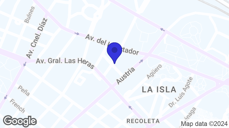 Google map location: José León Pagano 2697, C1425 AOA, Cdad. Autónoma de Buenos Aires 