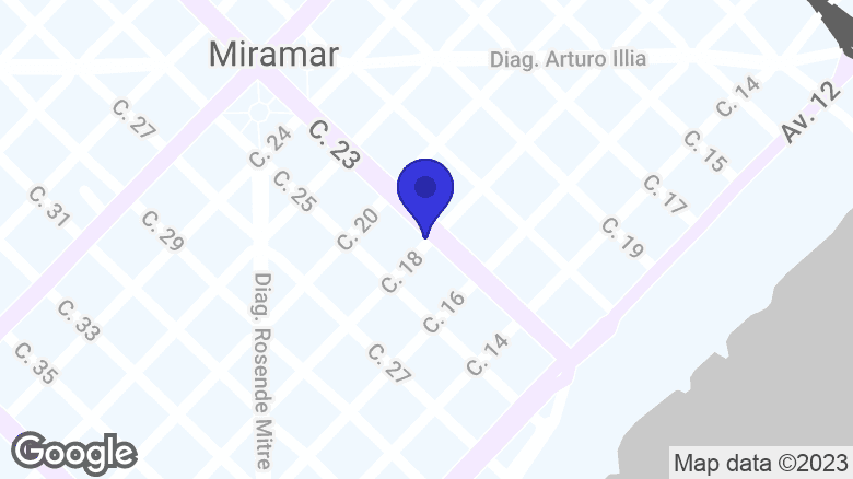 Google map location: C. 23 899, B7607 Miramar, Provincia de Buenos Aires 