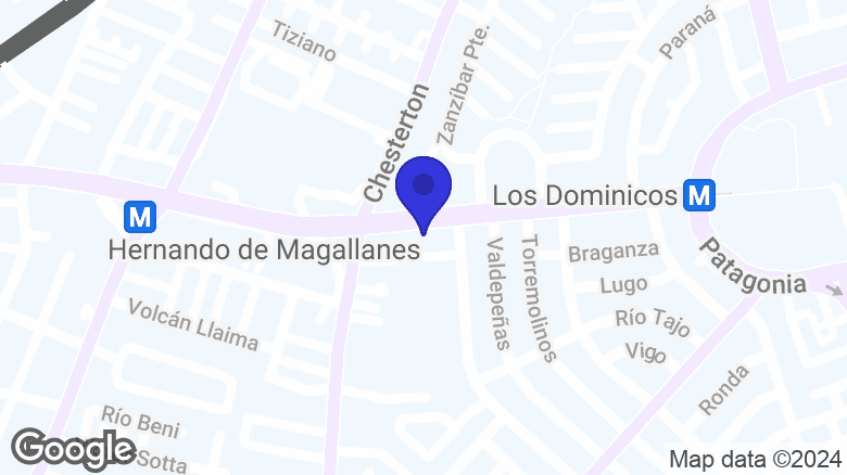 Google map location: Av. Apoquindo 7677, 7570036 Santiago, Las Condes, Región Metropolitana 