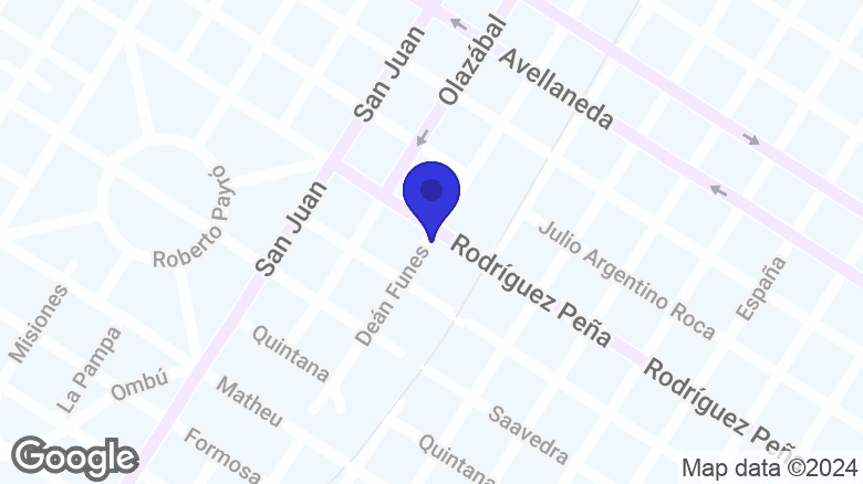 Google map location: Rodríguez Peña 3990, B7600 Mar del Plata, Provincia de Buenos Aires 